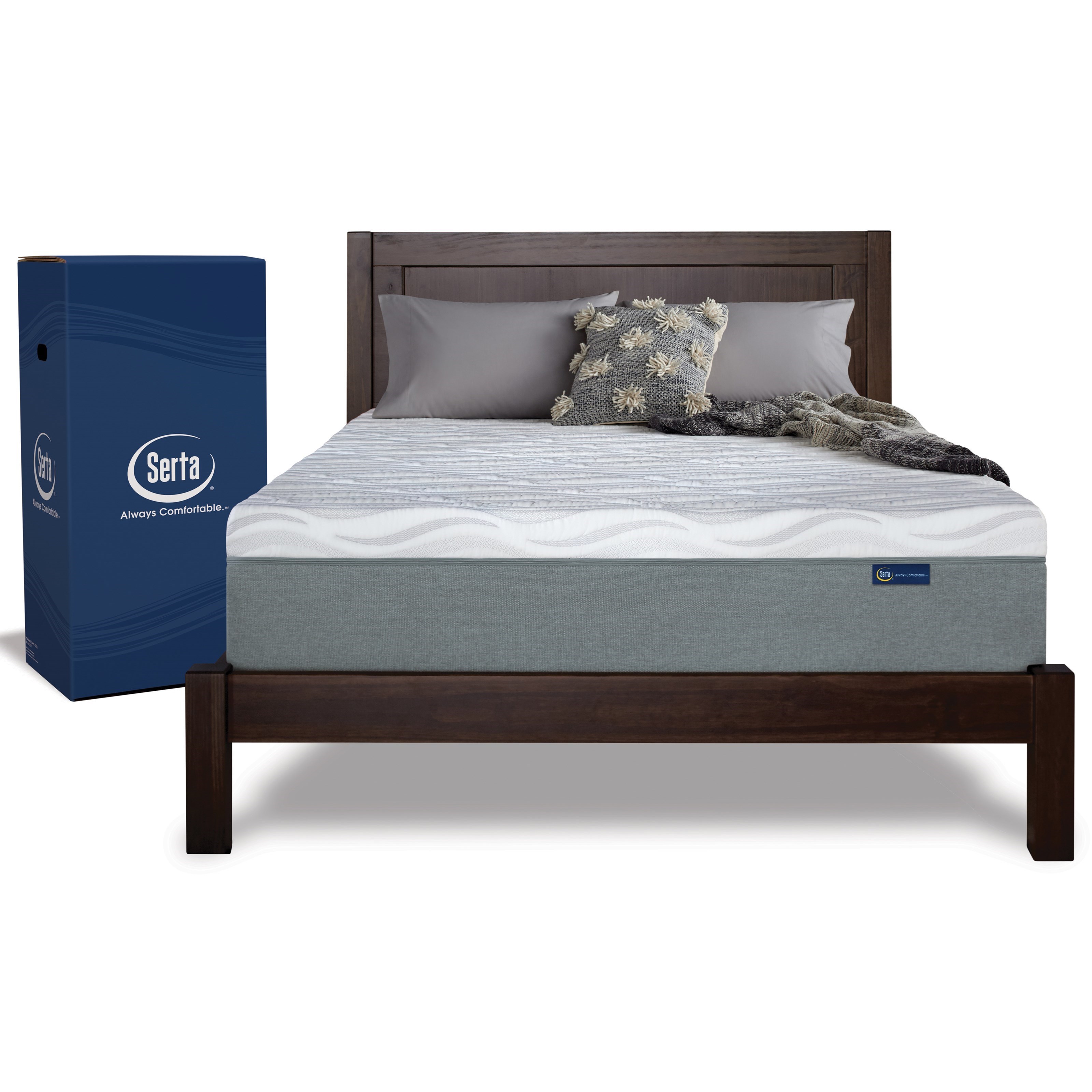 Serta gel deals memory foam mattress